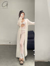 SWAYING/KNIT seamless mohair long suit SW211SZ33